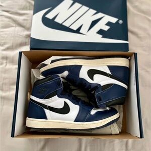 Nike Blue and White Sneakers